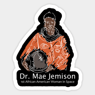 Historical Women in STEM! Dr Mae Jemison Sticker